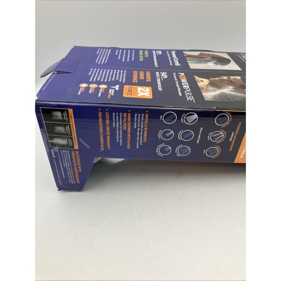 Waterpik 12-spray 5 in. High PressureDual Shower Head Brushed Nickel INCOMPLETE - Picture 5 of 7